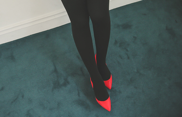 高弾力マイクロファイバーミンクファーレギンス