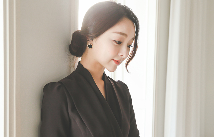 モダンサプリメントレススエードドレス