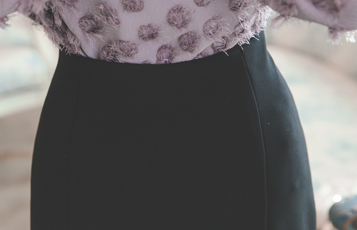 インバーテッド切開マーメイドスカート