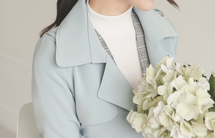 モダンソフトトレンチコート