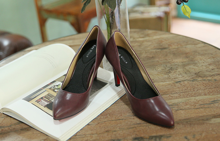 [モデル着用32次] Vクッションパンプスヒール（5cm / 7cm / 9cm）