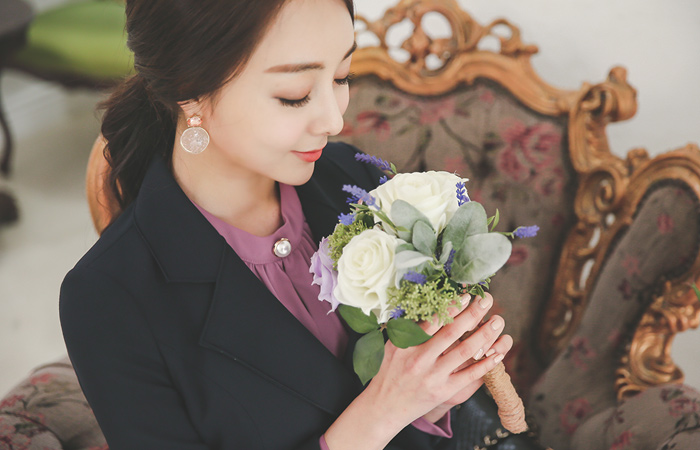 インターロックベルティードAラインジャケット