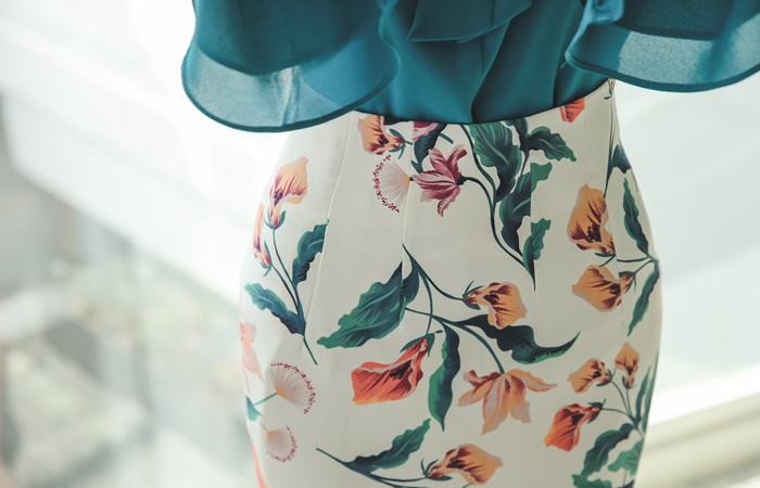 ファンタジーフラワースカート