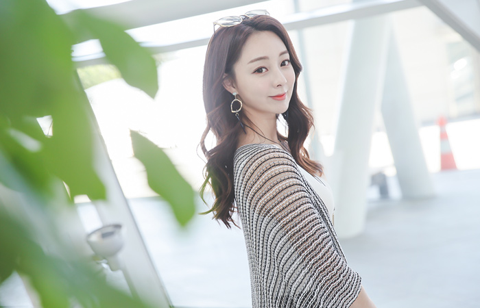 プリンチミックスネットショールカーディガン