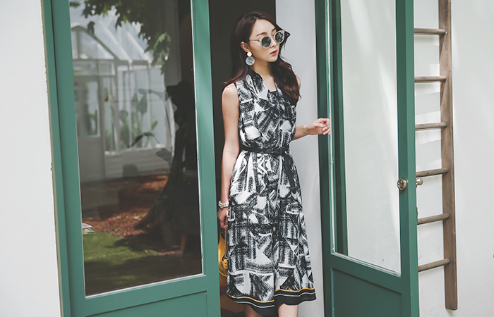 モノブラシフレアドレス（ベルトSET）