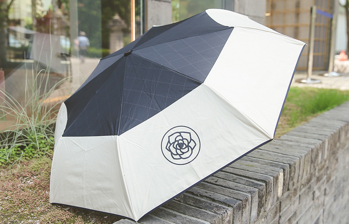 ココフラワー配色3段量の傘