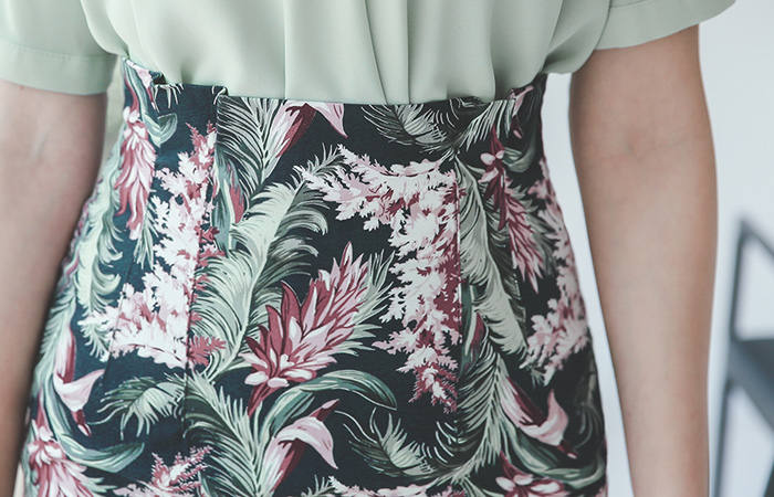 ファンタジーアロハこートンスパンスカート