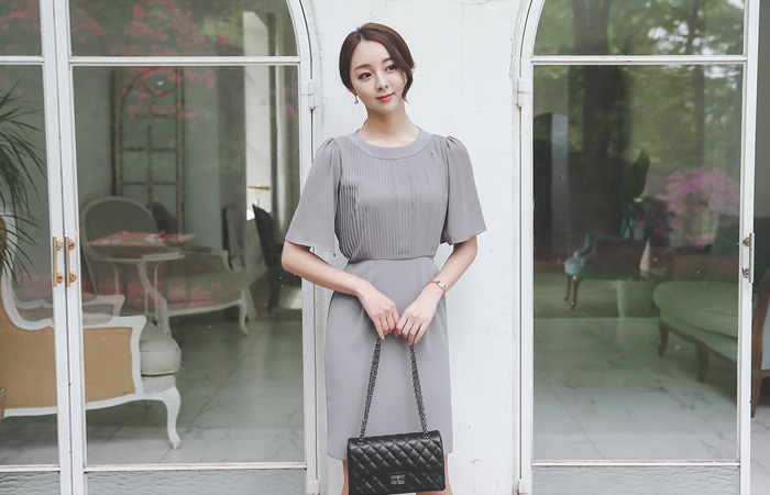 グレースプリーツトップドレス