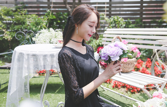 ロマンチッククリンクルレイスカーディガン