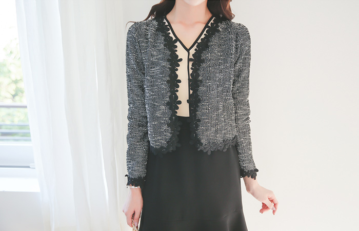 ココレディフラワーショートジャケット