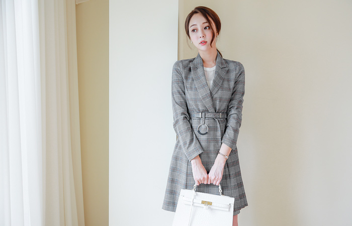 ロンドンOリングベルティードロングジャケット