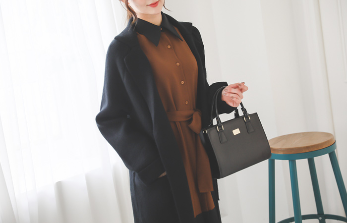 キャッシュタッチカラーボックスポケットカーディガン