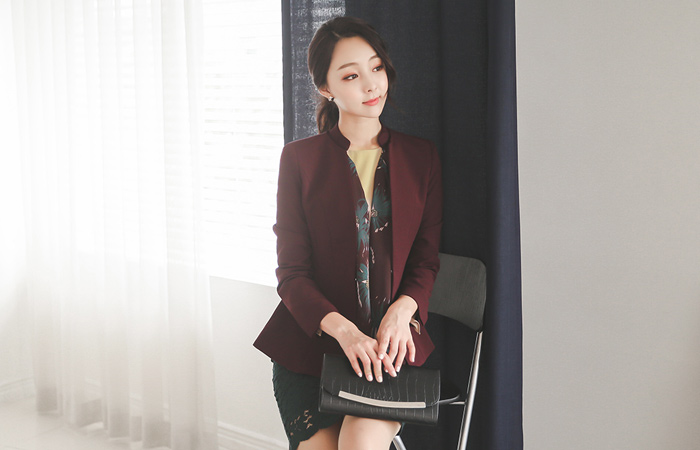 ツーウェーAラインジャケット（スカーフ着脱）