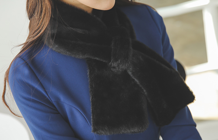 ソフトリングラビットファーマフラー