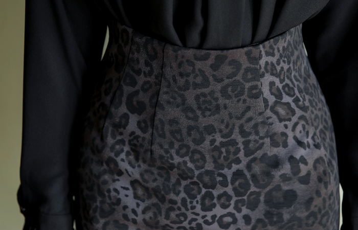 さらにスキーレオパードスパンスカート