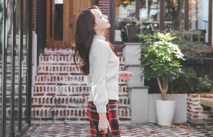 翼社ボリューム小売半極性ニット