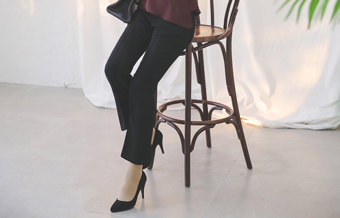 モダンベーシックピンタック中起毛スレックス