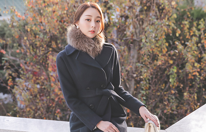 ソフトボカシダブルベルティードコート