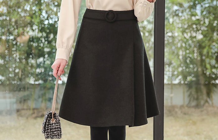 アグネスAラインウールスカートⅡ