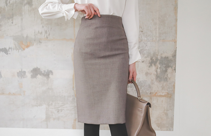 クリーミー起毛ハイウエストスカートⅡ