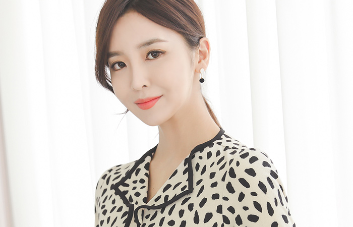 レオパードブラックトリミング起毛ブラウス