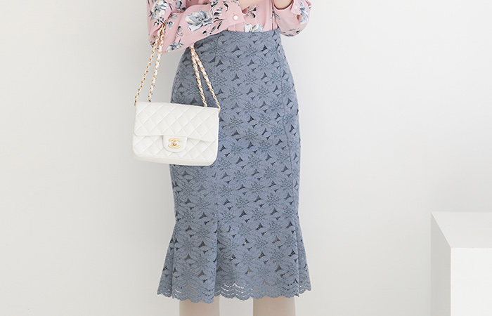 ダンデリオンレイス フレアライン スカート