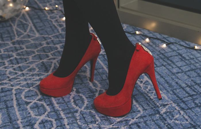 [モデル着用35次]Fancy Flimプラットホームキールヒール