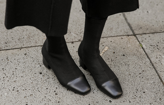 [モデル着用35次]ゴールデンはいしょくたんせいサックスブーツ