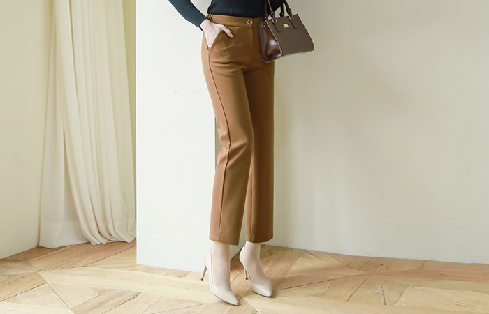 ゴールド輪ボタン 後面バンド 起毛たんせいスレックス