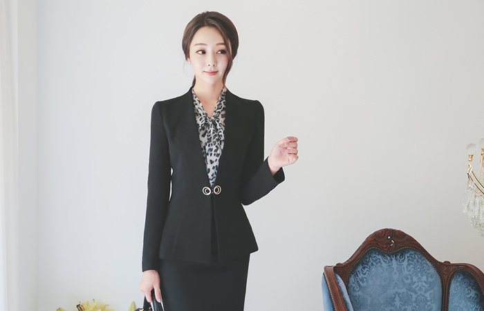 ダブルゴールドリングカラー無しジャケット（fall）