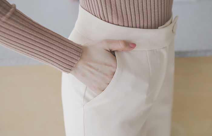 フォーマル 半ハイ・ウエスト ストレート スリム スレックス