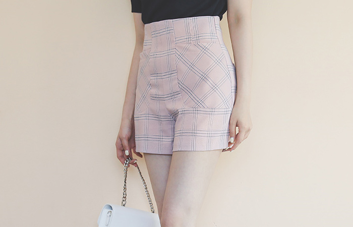 ウインドーペーン チェック ハイウエスト 5分 スレックス