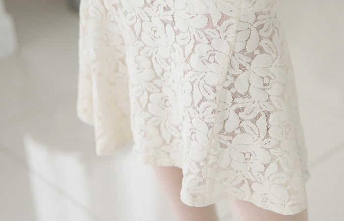 ウェディングレイスマーメイドドレス