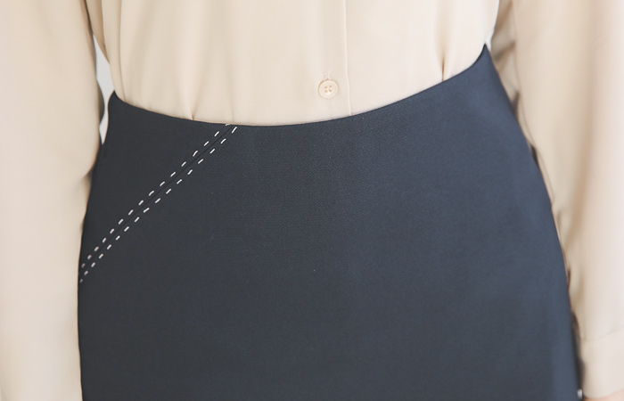 ダイヤ ステッチ Hライン たんせい スカート