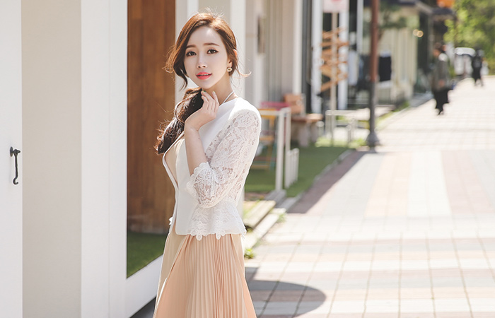 エレガンスレイスフェプラムショートジャケット