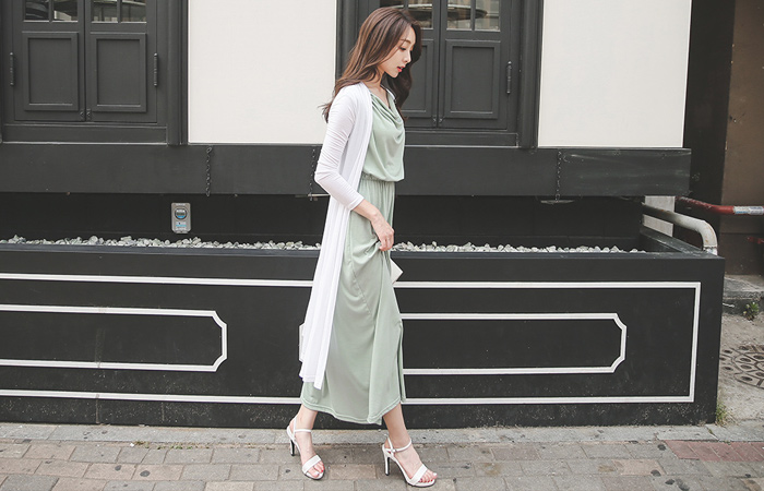 サマースリックマキシカーディガン