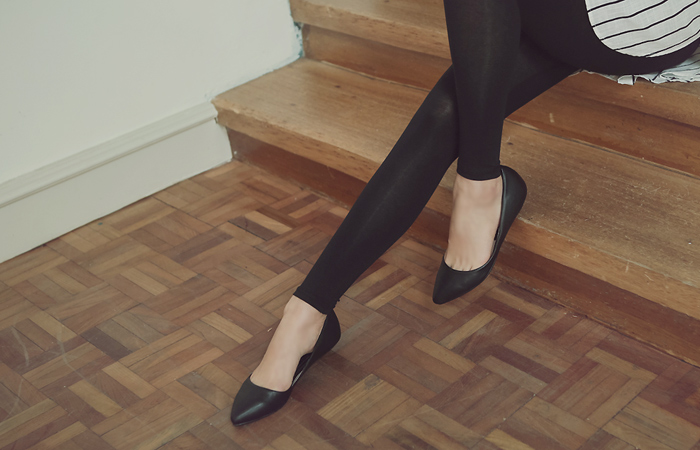 パステルポイントフラットシューズ