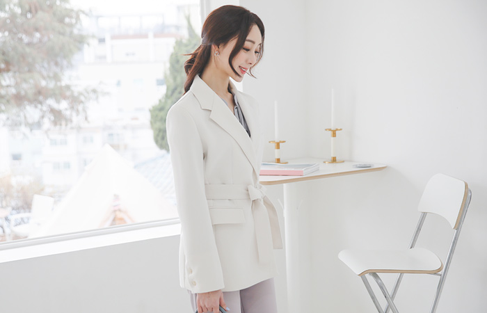 アーバンボタンカフス ベルティード ジャケット