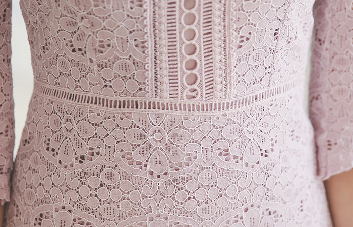 ラグジュアリーアイレットレイスドレス（spring）