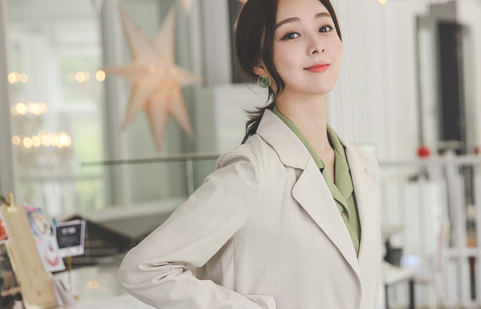 デーリー コットン ビッグポケット ワンボタン ジャケット