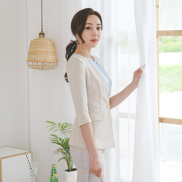 ステップミニマルカラー無しジャケット（summer）