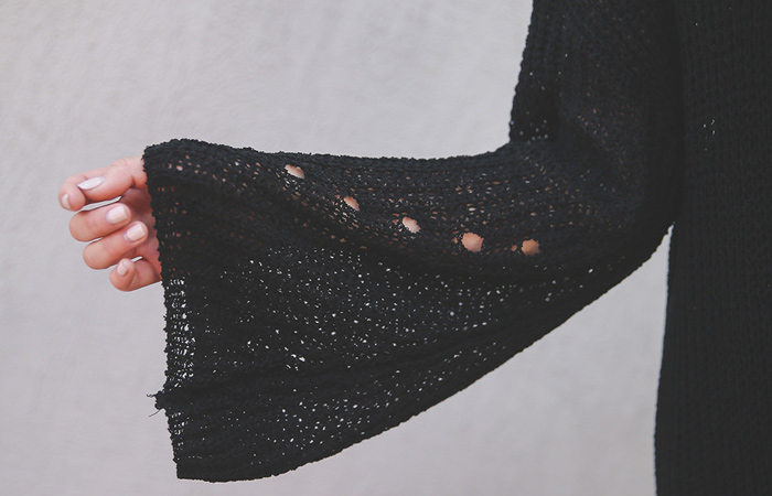 ナチュラルベルスリーブマキシカーディガン