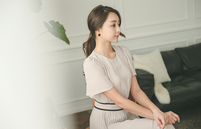 アンナバイアスプリッツドレス