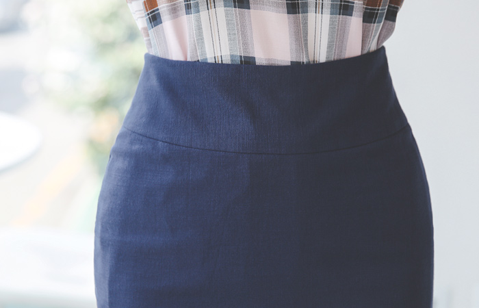 ベーシック リネン Hライン スカートⅡ