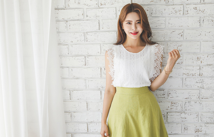 ラブリー 刺繍 レイス 翼 ブラウス