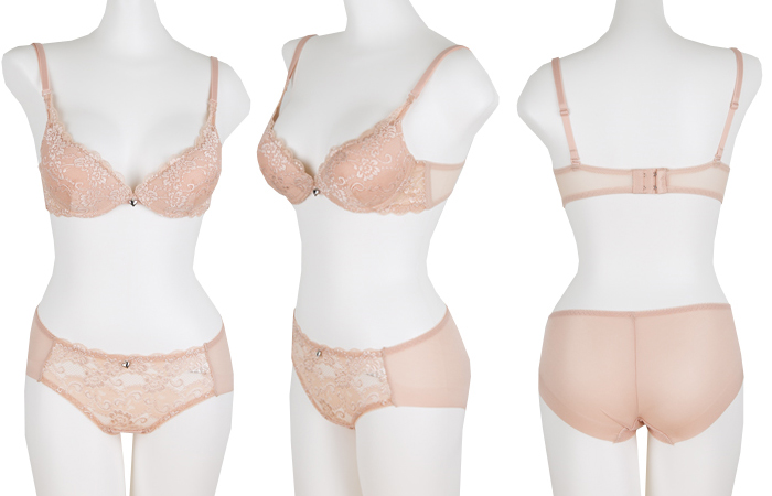 ロココ風 マジック ブラ (Black 70A)