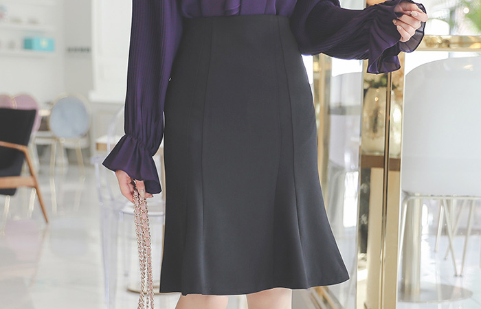 ゴアード 切開 Aライン 弾力 スカート