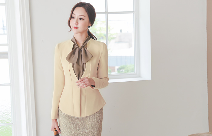 切開 ドレーピング ゴールド輪ボタン ジャケットⅡ