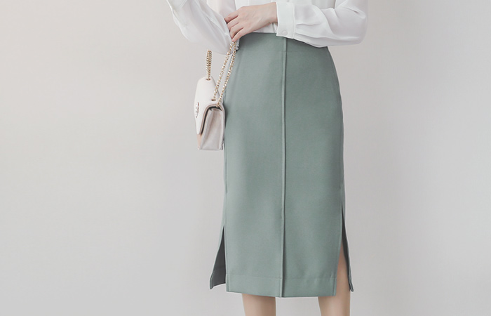 マルチ スリット 切開ライン 弾力 スカート