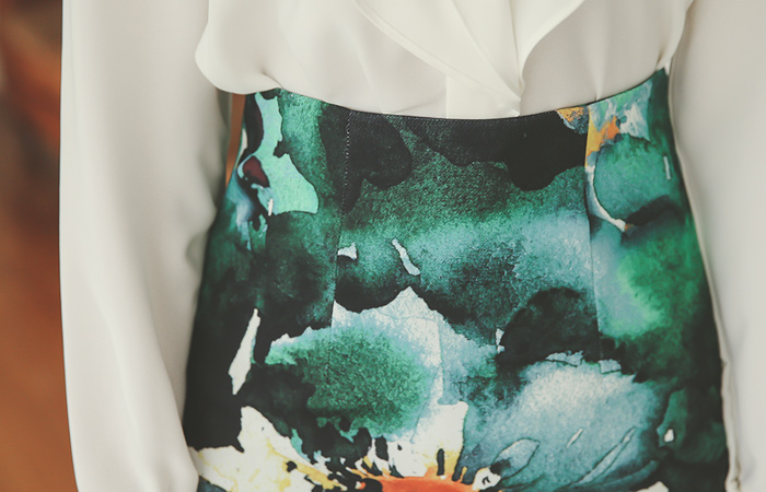 ファンタジアフラワーハイスカート